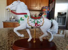 Lenox 1993 Limited Edition Christmas Carousel Horse Roses ...