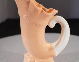 Buy Vintage Porcelain Lenox Flower Vase Cornucopia Design ...