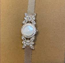 Womens sterlibg silver Crystal butterfly | Mercari