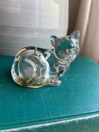 Crystal Cat Figurine | eBay