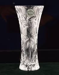 Lenox Small Fine Cut Crystal Star Vase, 6" Tall Flared Rim ...