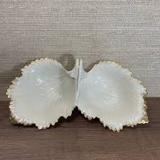 Beautiful Double Bowl Lenox Sylvan Collection Serving Dish ...