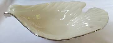 LENOX DOVE COLLECTION LARGE CANDY NUT DISH WITH PLATINUM ...