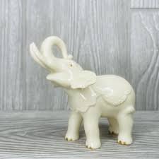 Rare Vintage Lenox Porcelain Elephant Figurines... | Depop