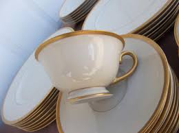 Vintage Franciscan Wilshire Dinnerware Set: 47-piece Gold ...