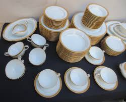 Noritaki Dinnerware Set of Goldridge Pattern -Set of 101 ...