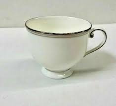MIKASA Platinum Tea Cups Mikasa Bone China Set of 8 Model AK08 Gothic | eBay