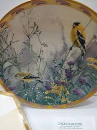 VINTAGE LENOX "GOLDEN SPLENDOR" BY CATHERINE MCCLUNG PLATE NATURE BIRD 1992 | eBay