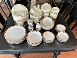 RARE Vintage 1920's Royal Jackson 52 PC Fine China ...