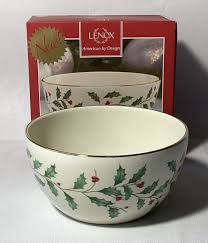 Lenox Porcelain Holiday Bowl, 5" W, In Original Box, Great ...