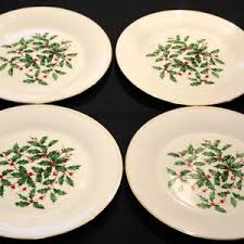 Lenox Special USA Holiday Set of Four Dinner Plates - Etsy
