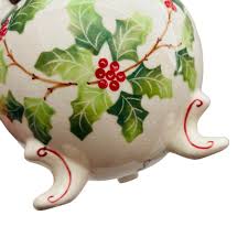 Vintage Andrea by Sadek Williamsburg Holly Berry Christmas ...