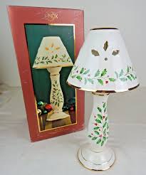 Lenox Holiday Candlestick Lamp 761849 - Excellent in Original Box | eBay