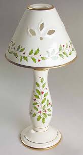 Holiday (Dimension) Candlestick Lamp & Shade by Lenox | Replacements, Ltd.
