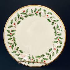 Copperton Lane: Lenox Holiday Holly Service Charger Plate ...