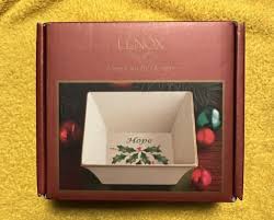 Lenox HOLIDAY Square Hope Dish #804434; New in Box | eBay