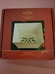 LENOX HOLIDAY SQUARE HOPE DISH NEW | eBay