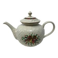 1990s Lenox Holiday Tartan Tea Pot | Chairish