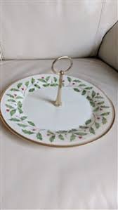 Holiday Season porcelain serving plate by Lenox