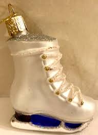 Old World Christmas Glass Ice Skate Ornament Excellent | eBay