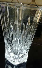 Vintage Gorham Lead Cut Crystal Vase, Pineapple Leaves With ...