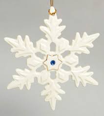 Lenox Christmas Ornament Jeweled Snowflake-Ornament Club ...