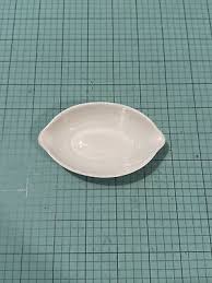 LENOX Cream Porcelain w Gold Trim MCM 4.5" Ash tray/Oval ...