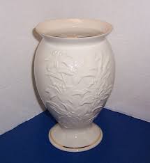 Lenox Tiger Lily Collection Vase (8”) Flared Top Footed ...