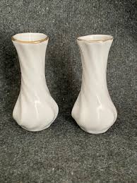 Vintage Porcelain Vase Set - Etsy