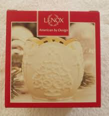 Lenox Merry Lights Votive Tea Light Candle Holder Snowman ...