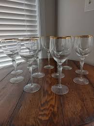 Lenox Monroe Water Goblet (Gold Rim) | eBay