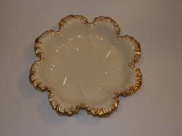 Vintage Lenox Shallow Large Bowl, Shell Design, Gold Tone | eBay