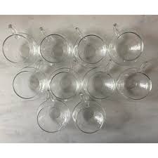 Vintage Handblown Crystal Riekes-Crisa 'Moderno' Punch Cups ...