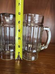 Anchor Hocking Beer Glass Tumbler Set of 2 Ridged Jelly Jar ...