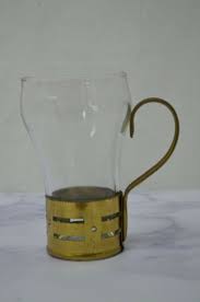 Set of 5 Vintage Hazel Atlas Coffee/Tea Mug with Metal ...