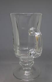 Vintage Libby Irish Coffee Clear Pedestal Footed Glass Mugs ...
