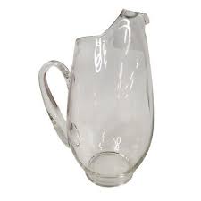 Clear Glass Pitcher 90 oz Large Capacity Jug for Water ...