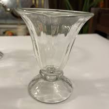 Six Vintage Libbey Ice Cream Sundae Glass Footed, Scalloped ...