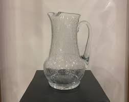 Vintage Heisey Madonna Martini Pitcher With Orchid Etching ...