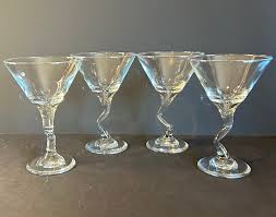 Vintage Libbey Z Stem Martini Glasses - Set of 4 - Etsy