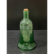 Vintage Wheaton Liberty Bell Shaped Green Glass... | Depop