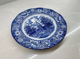 Staffordshire LIBERTY BLUE Dinner Plate 9 3/4” Independence ...