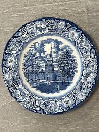 Staffordshire Ironstone-liberty Blue | Historical Colonial Scenes | Blue Transfer-ware | Choose From: See Options in Dropdown Below - Etsy