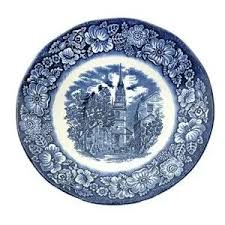 Liberty Blue | Dining | Vintage 7s Liberty Blue Historic ...