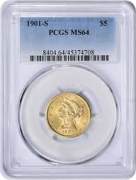 1868 Liberty Head $10 Gold Coin Pcgs Ms60 Certified