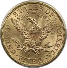 MS 64 Graded 1901 Year Half Eagle $5 US Gold Coins (Pre - 1933) for sale | eBay