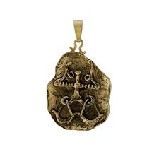 Gold X Rustic Series "libra" Brutalist Pendant - Etsy