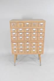 Sold at Auction: Mid-Century Modern Sjostrum Multi-Drawer Library Card Catalog Cabinet
