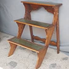 ENGLISH RECENCY MAHOGANY LIBRARY STEPS CIRCA 1820 — Lots of Furniture
