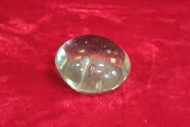 OLD VINTAGE SOLID GLASS PAPER WEIGHT ANTIQUE DECOR ...